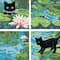 Cat in Pond Paint-by-Number Gallery Mini Kit by Artist's Loft®